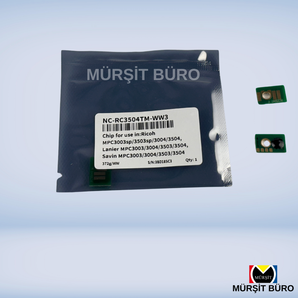 RICOH MPC-3504 MAVİ CHIP